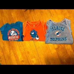 NFL Miami Dolphins onesies